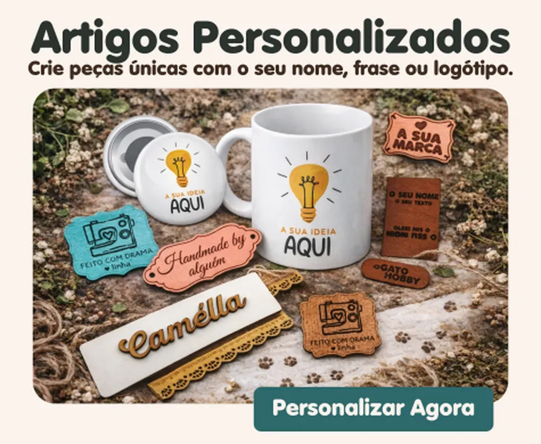 Artigos personalizados